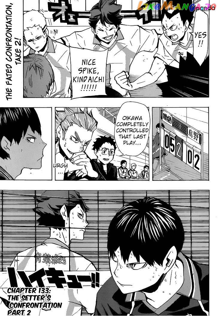 Haikyuu!!, Chapter 133 image 02